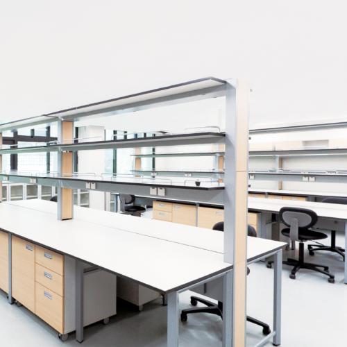chemical resistant laminate lab furniture